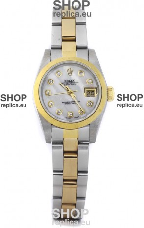 Rolex DateJust Two Tone Lady's Replica Watch