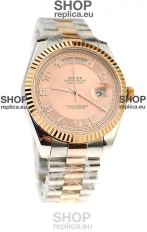Rolex Day Date Two Tone Swiss Replica Watch