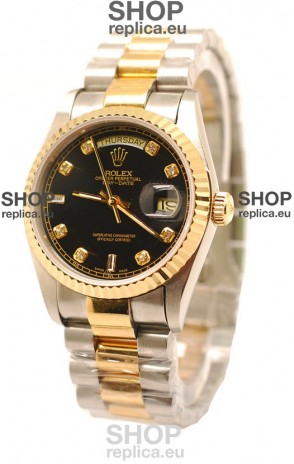 Rolex Day Date Two Tone Swiss Replica Watch