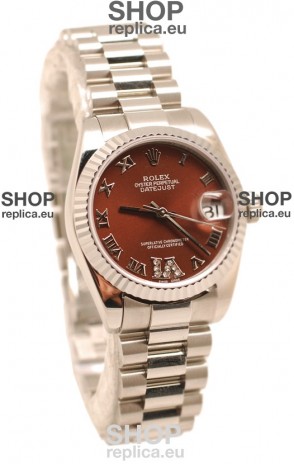 Rolex Oyster Perpetual Datejust Diamonds VI Swiss Replica Watch -36MM