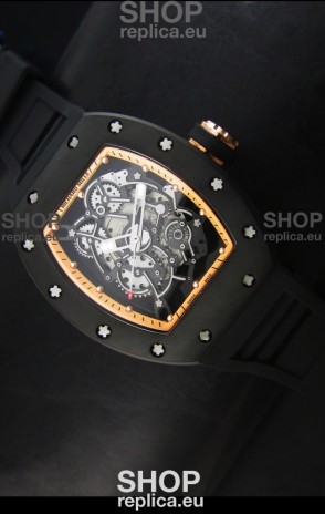 Richard Mille RM055 Bubba Watson Swiss Replica Watch in Golden Indexes