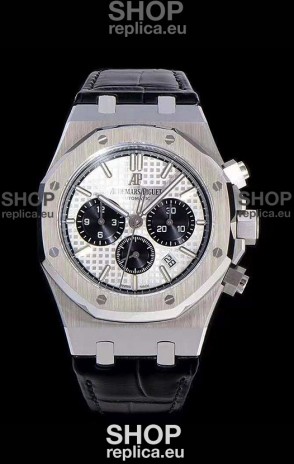 Audemars Piguet Royal Oak Chronograph White Dial 904L Steel 1:1 Mirror Replica