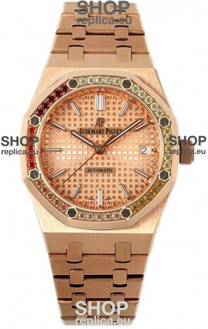Audemars Piguet Royal Oak 37MM Frosted Casing Watch in 3120 Movement - 1:1 Mirror Replica