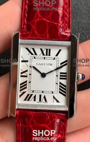 Cartier Tank Solo Swiss Quartz Watch in Stainless Steel Casing - 24MM Wide