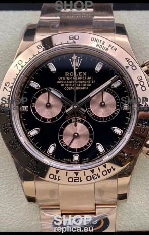 Rolex Cosmograph Daytona M116505 Rose Gold Original Cal.4130 Movement - 904L Steel Watch