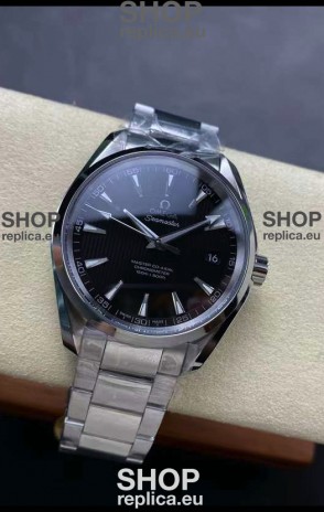 Omega Aqua Terra 150M Black Dial 904L Steel Casing Steel Hands 1:1 Mirror Replica 41MM 