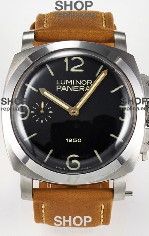 Panerai Super Clone Luminor 1950 PAM127 904L Steel Edition Swiss Replica Watch