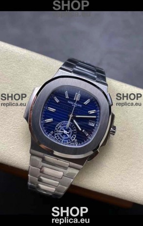 Patek Philippe Nautilus 5980/1A 40th Anniversary Chronograph Steel Case in Purple Dial - 1:1 Mirror Replica