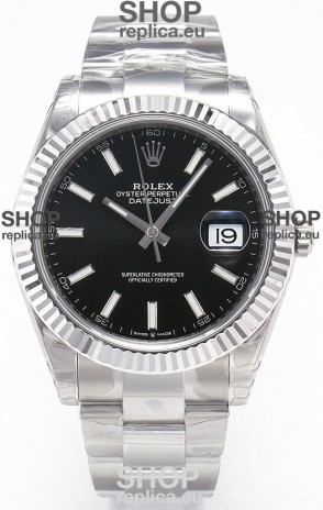 Rolex Datejust 126334 41MM ETA3235 72 Hours Power Black Dial Oyster 1:1 Mirror Replica