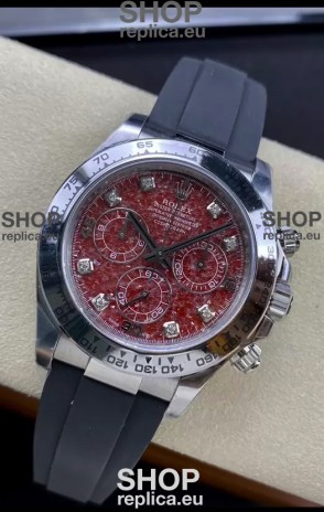 Rolex Cosmograph Daytona Grossular Rubellite Dial Original Cal.4130 Movement - 904L Steel Watch