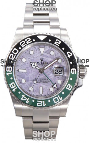 Rolex GMT Masters II 126720 Cal.3285 Pink Meteorite Dial 904L Steel in Oyster Strap Swiss Replica