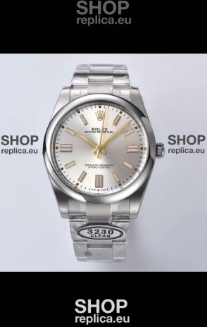 Rolex Oyster Perpetual REF#124300 36MM Cal.3230 Movement Swiss Replica Steel Dial 904L Steel 1:1 Mirror Replica Watch