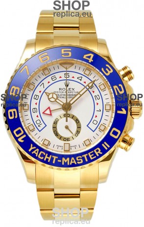 Rolex Yachtmaster II Stainles Steel Ref.116688 1:1 Yellow Gold Swiss Replica Watch 