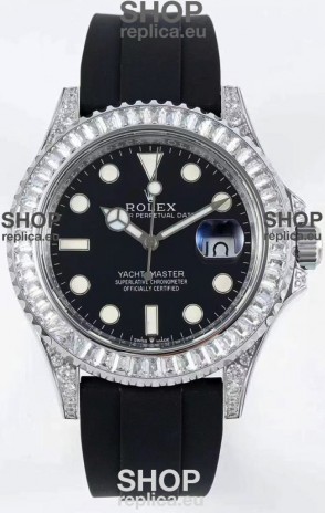 Rolex Yachtmaster 226679TBR White Gold 42MM Cal.3135 Swiss 1:1 Ultimate 904L Steel Watch