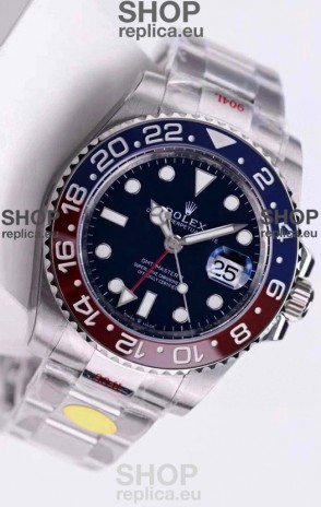 Rolex GMT Masters II 126719BLRO Pepsi Bezel Cal.3285 Movement Swiss Replica - Ultimate 904L Steel Watch