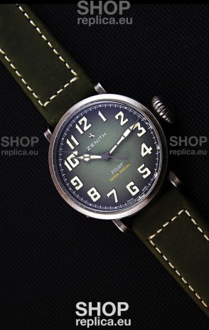 Zenith Pilot Type 20 Extra Special Green Dial Swiss Replica Watch 40MM