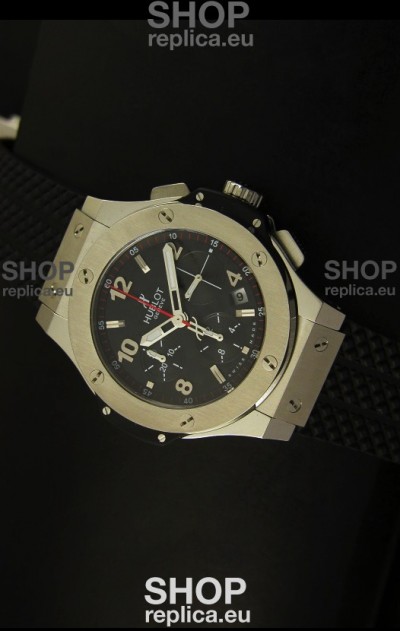 Hublot Big Bang Stainless Steel Casing Swiss Watch 41MM - 1:1 Mirror Replica 