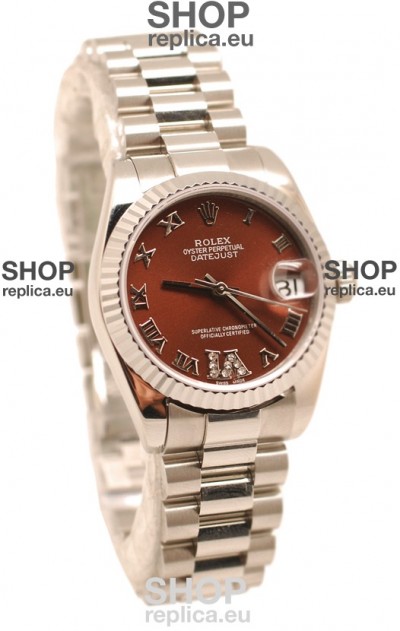 Rolex Oyster Perpetual Datejust Diamonds VI Swiss Replica Watch -36MM