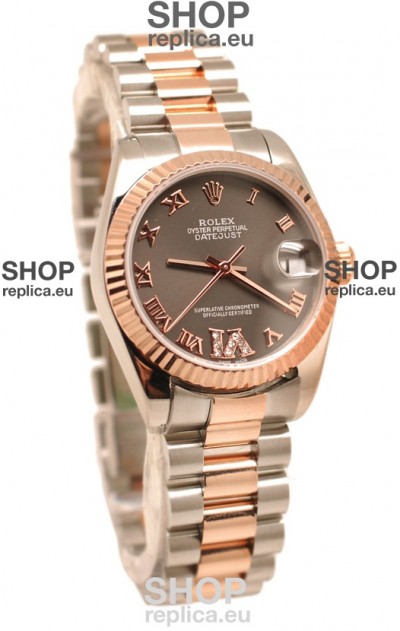 Rolex Oyster Perpetual Datejust Diamonds VI Swiss Replica Watch -36MM
