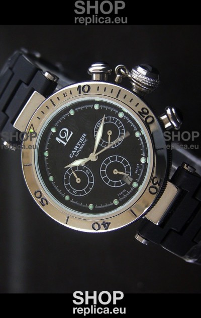 Cartier Pasha Seatimer Japanese Automatic Watch