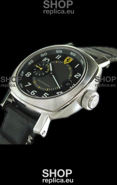 Ferrari Granturismo Swiss Replica Watch in Black Dial