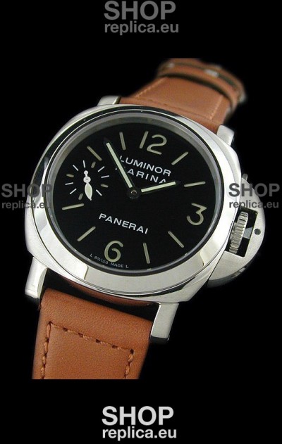 Panerai Luminor Marina Pam111 Swiss Watch - Super Luminous Hour Markers