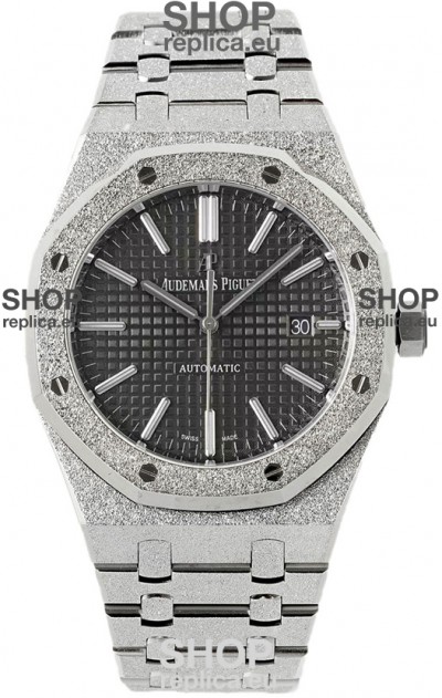 Audemars Piguet Royal Oak Frosted 37MM Self-Winding Grey Dial 1:1 Mirror Replica Watch