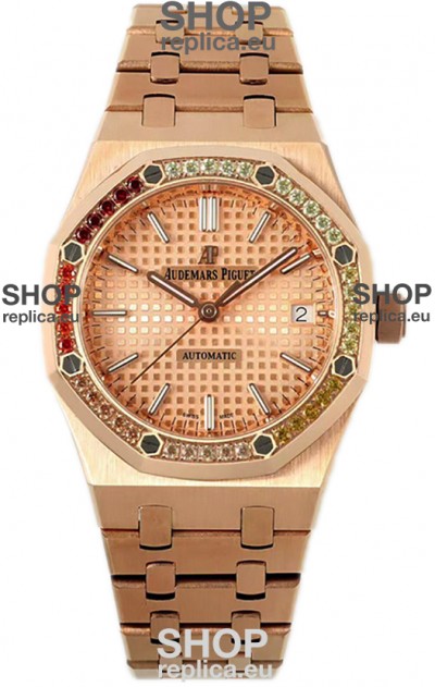 Audemars Piguet Royal Oak 37MM Frosted Casing Watch in 3120 Movement - 1:1 Mirror Replica