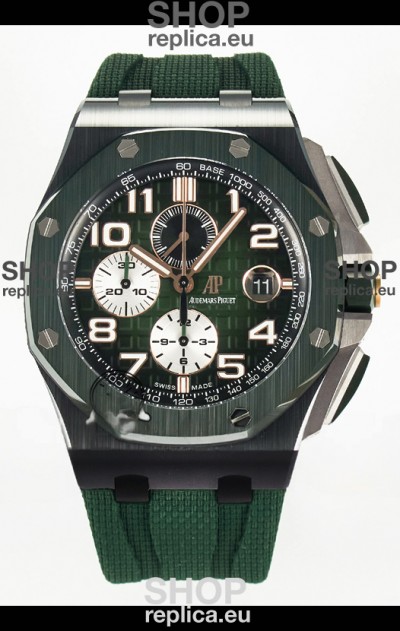 Audemars Piguet Royal Oak Offshore Super Clone Edition Green Ceramic Watch 