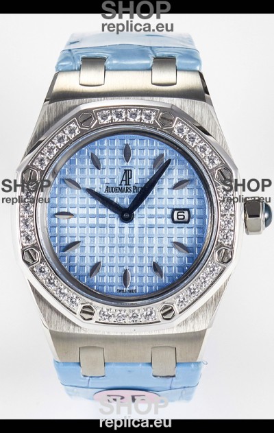 Audemars Piguet Royal Oak 33MM 904L Steel Quartz Blue Dial Swiss Replica Watch