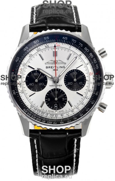 Breitling Navitimer B01 Chronograph 43 Steel Dial - 904L Steel Casing 1:1 Mirror Swiss Replica