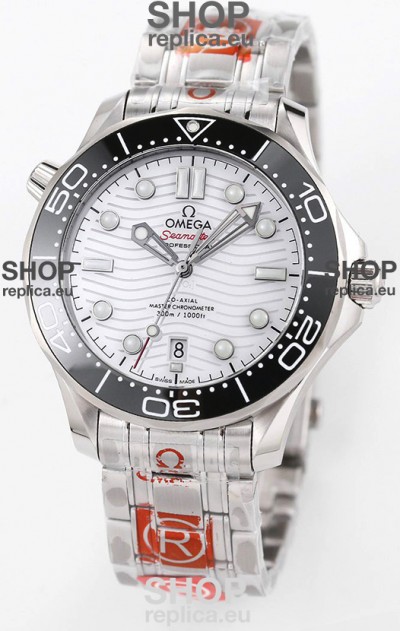 Omega Seamaster 300M Master Chronometer White Swiss 904L Steel 1:1 Mirror Replica Watch