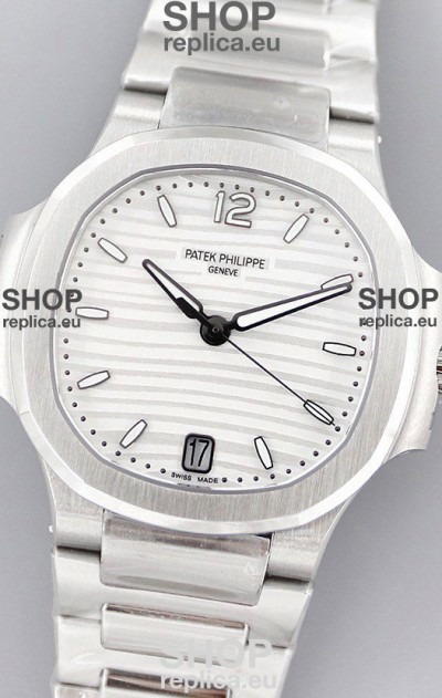 Patek Philippe Nautilus 7118/1A White Dial 1:1 Mirror Swiss Replica Watch in 904L Steel 