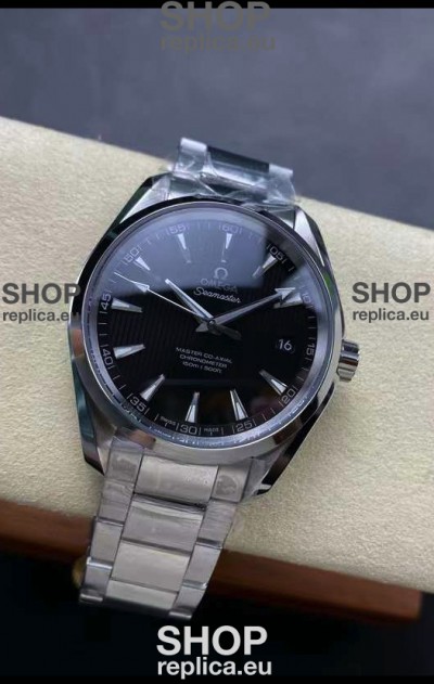 Omega Aqua Terra 150M Black Dial 904L Steel Casing Steel Hands 1:1 Mirror Replica 41MM 