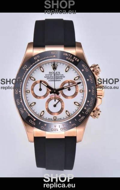 Rolex Cosmograph Daytona M116515 Rose Gold Original Cal.4130 Movement - 904L Steel Watch