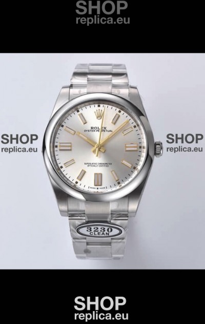 Rolex Oyster Perpetual REF#124300 36MM Cal.3230 Movement Swiss Replica Steel Dial 904L Steel 1:1 Mirror Replica Watch