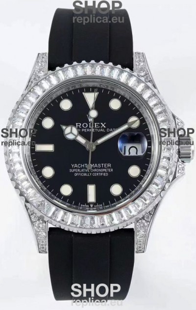 Rolex Yachtmaster 226679TBR White Gold 42MM Cal.3135 Swiss 1:1 Ultimate 904L Steel Watch